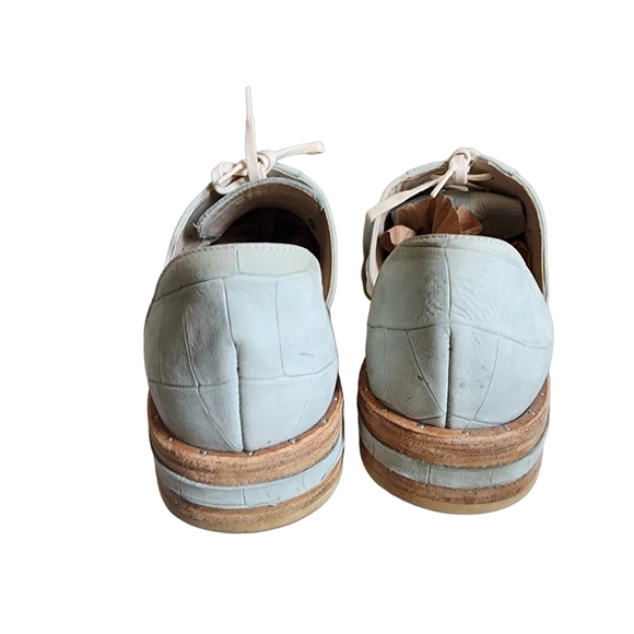 Freda Salvador Leather Wit D'Orsay Oxford Lace-Up Rare Color - Picture 6 of 9